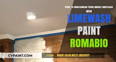 Transform Your Brick Fireplace: Limewash Painting with Romabio Guide