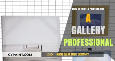 Wiring Paintings for Gallery Display: A Professional Guide