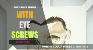 Easy Guide: Wiring a Painting with Eye Screws for Hanging