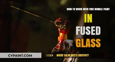 Mastering Fire Bubble Paint Techniques in Fused Glass Art