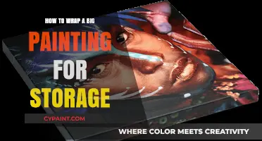 Safely Storing Large Art: A Guide to Wrapping Big Paintings