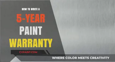 Crafting a Comprehensive 5-Year Paint Warranty: A Step-by-Step Guide
