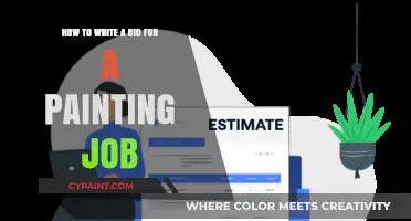 Crafting Winning Bids for Painting Contracts