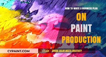 Writing a Paint Production Business Plan
