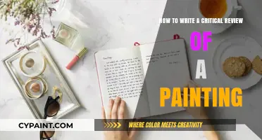 Unveiling the Art of Critiquing Paintings: A Guide