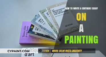 Critique Essay on Painting: A Guide to Writing