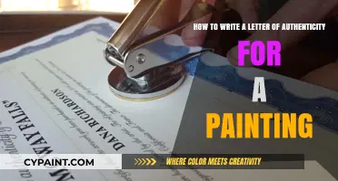 Crafting a Letter of Authenticity for Your Painting: A Guide
