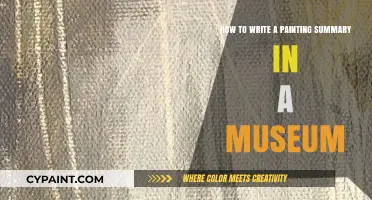 Summarizing Paintings: A Guide to Museum Art