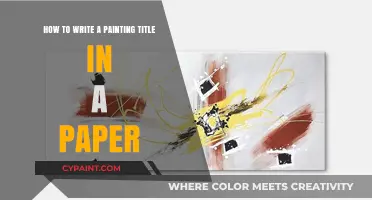 Naming Your Painting: A Guide to Titling Artworks