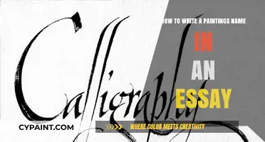 Writing Painting Titles: Essay Edition