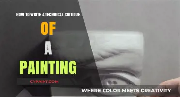 Critique a Painting: A Technical Guide