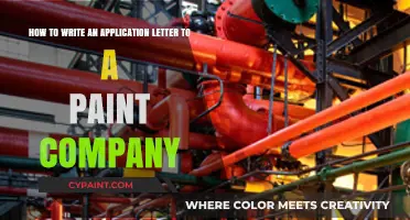 Crafting a Standout Application Letter for Paint Industry Jobs