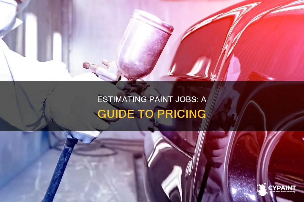 how to write an estimate for a paint job