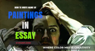 Mastering Art Citations: How to Write Painting Names in Essays