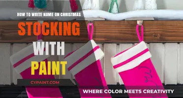 Personalizing Christmas Stockings with Paint: A Guide