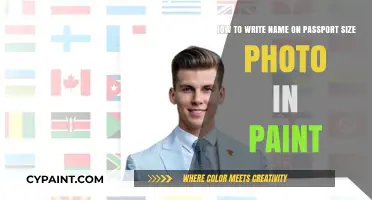 Easy Steps to Add Your Name on Passport Photos Using MS Paint