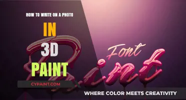 Creative 3D Paint Hacks: Writing on Photos