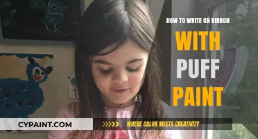 Creative Puff Paint Techniques: Writing on Ribbon for Unique DIY Projects