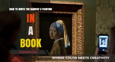 Mastering Art References: How to Properly Write a Painting's Name in Books