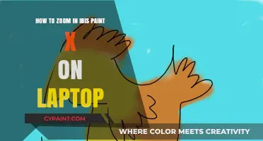 Ibis Paint X: Zooming In on Your Laptop