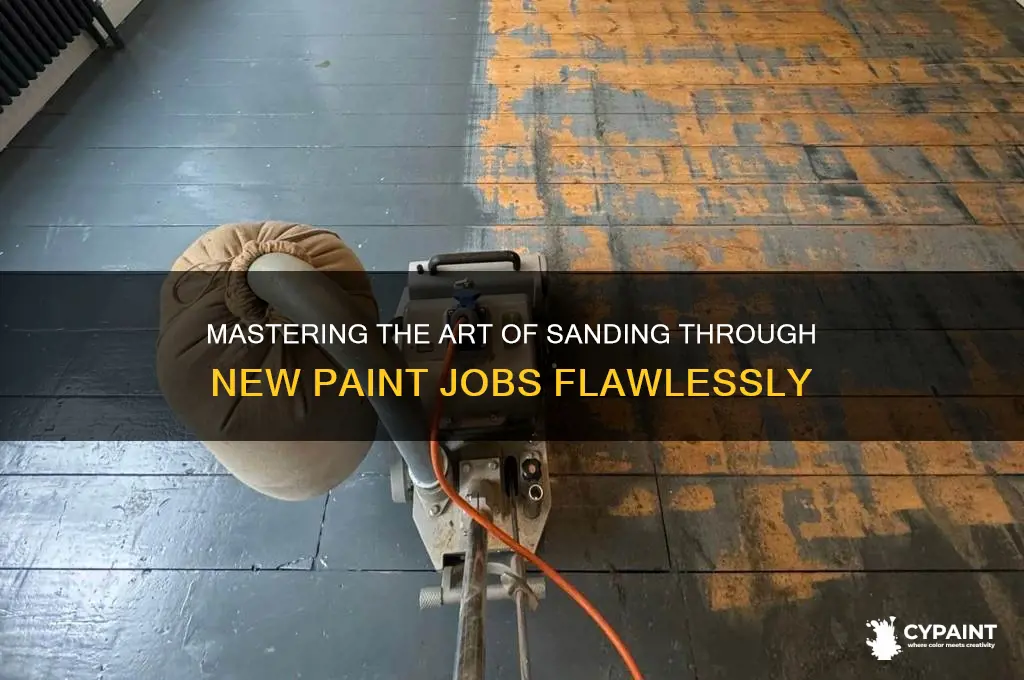 how tofis sand thru on new paint job