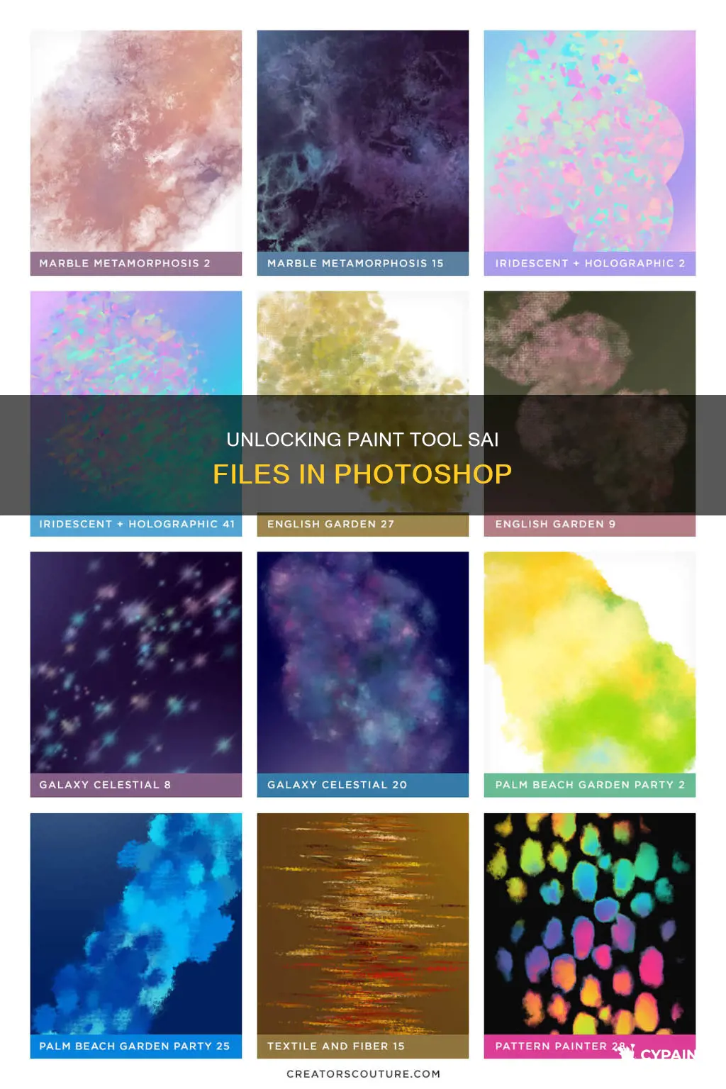 how toopen paint tool sai file in photo shop