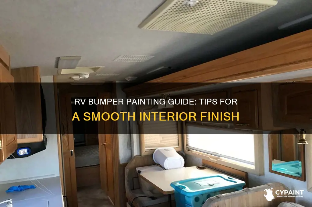 how top paint the inside of rv bumber