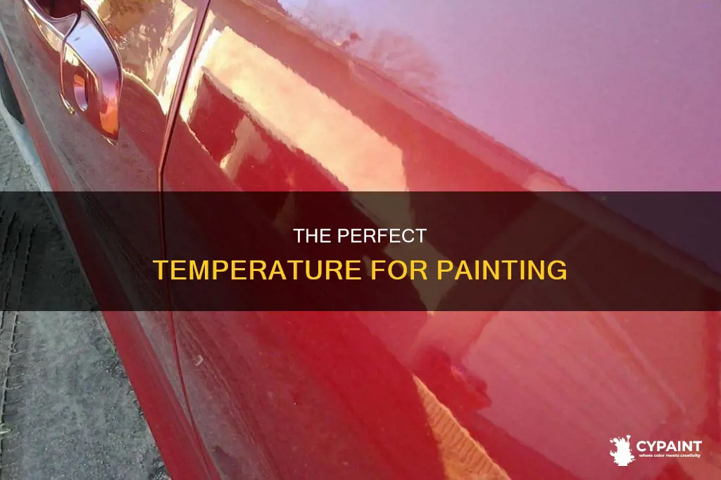 how warm does it have to be to paint