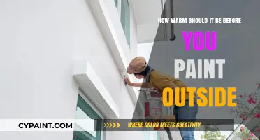 The Ideal Temperature for Outdoor Painting