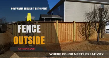 Ideal Outdoor Painting Temperature: Tips for Perfect Fence Painting Conditions