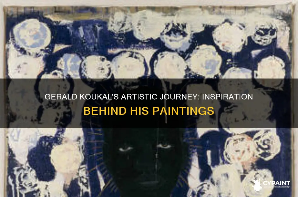 how was gerald koukal inspired by his paintings
