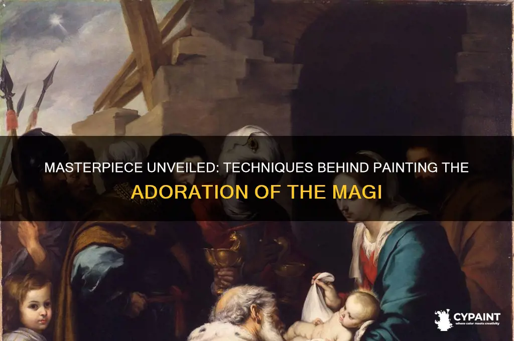 how was the adoration of the magi painted