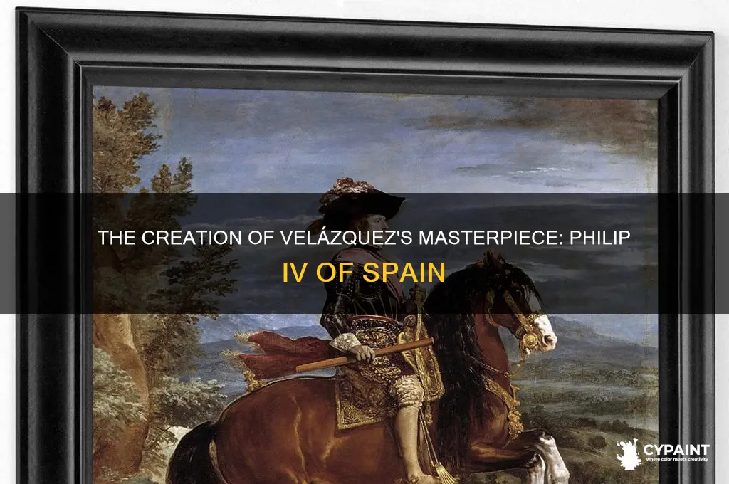 how was the painting of philip iv of spain made