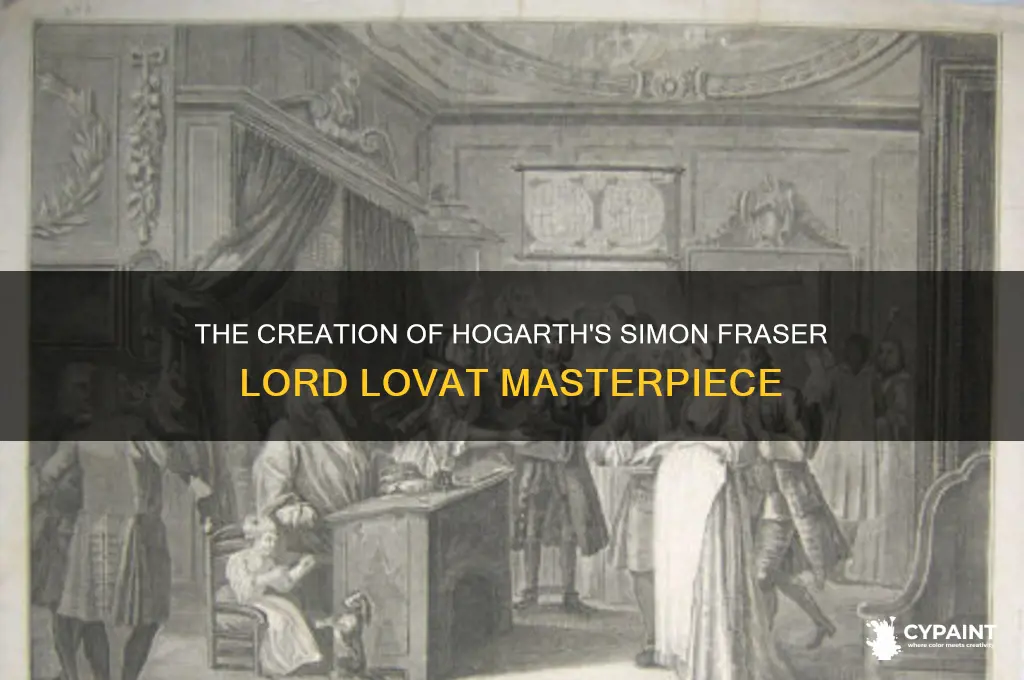 how was william hogarth simon fraser lord lovat painting made