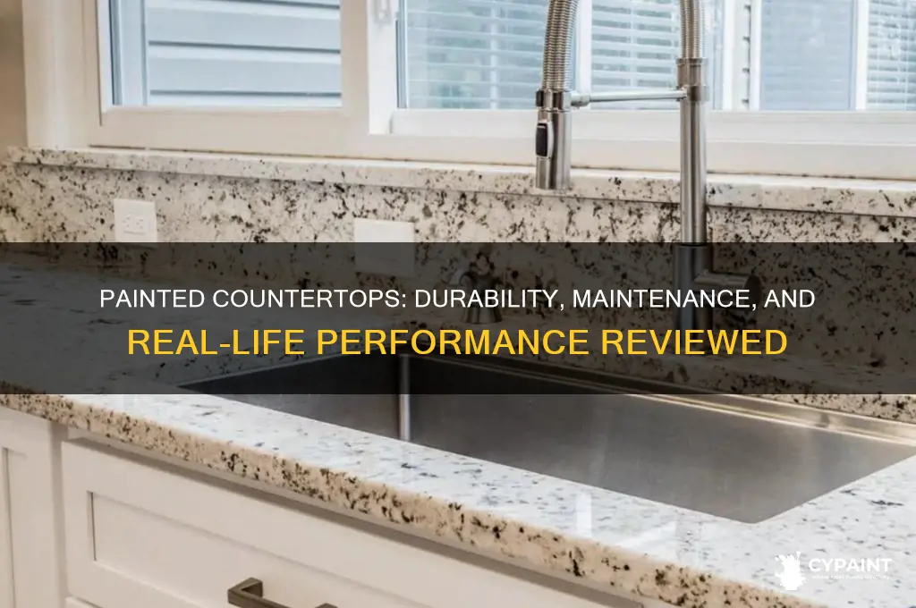 how well does a painted counter top work