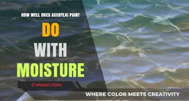 Acrylic Paint and Moisture: Durability, Resistance, and Longevity Explained