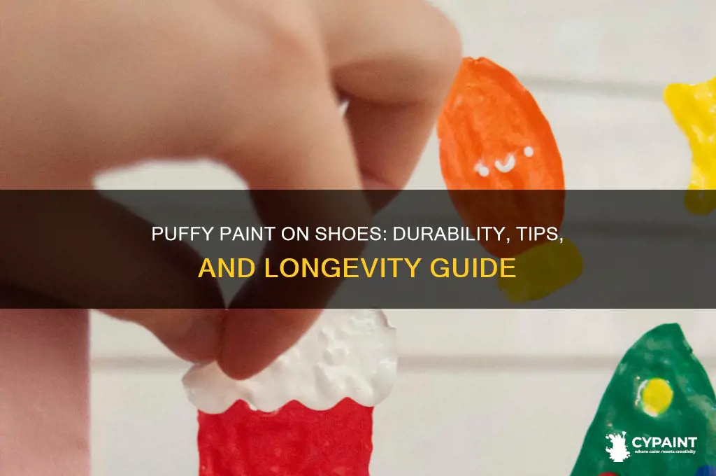how well does puffy paint say on shoes