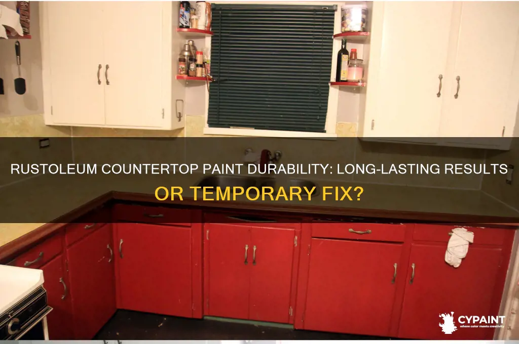 how well does rustoleum countertop paint hold up