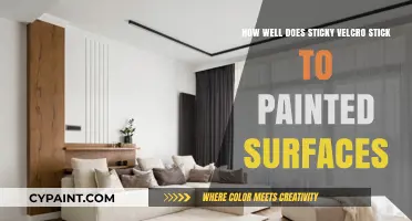 Sticky Velcro: A Reliable Adhesive for Painted Walls?
