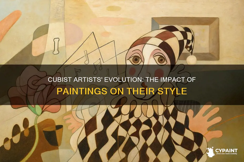 how were cubist artists influenced by the paintings