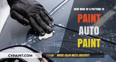 The Perfect Auto Paint Pattern: How Wide Should It Be?