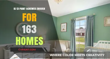 Are 13 Paint Schemes Sufficient for 163 Unique Homes?