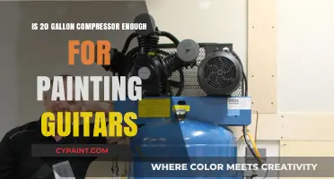 Is a 20-Gallon Compressor Sufficient for Painting Guitars?