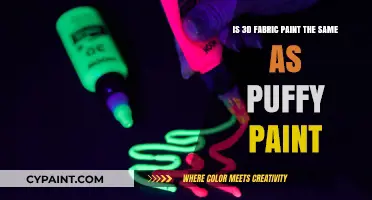 Exploring 3D Fabric Paint and Puffy Paint Similarities