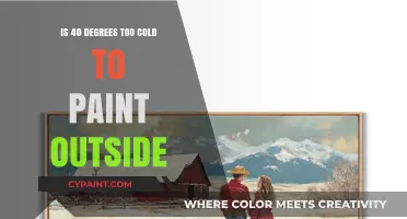 Painting in Cold Weather: Is 40 Degrees Too Chilly for Outdoor Projects?