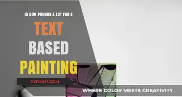 Is 500 Pounds a Fair Price for Text-Based Art?