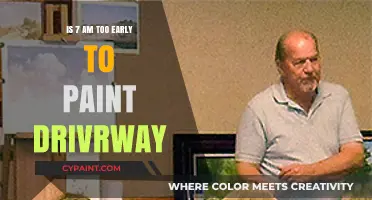 Is 7 AM Too Early for Driveway Painting? Expert Tips