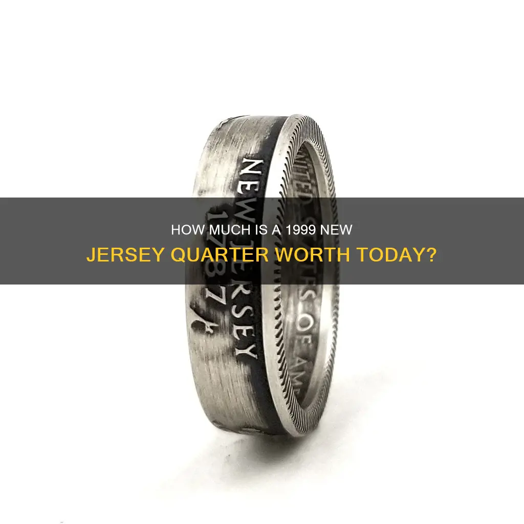 is a 1999 new jersey painted quarter worth anything