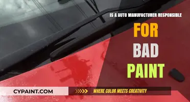 Auto Manufacturer Liability: Are They Responsible for Defective Paint Jobs?