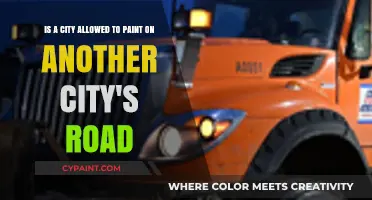 Can One City Legally Paint on Another's Roads? Exploring Jurisdictional Boundaries